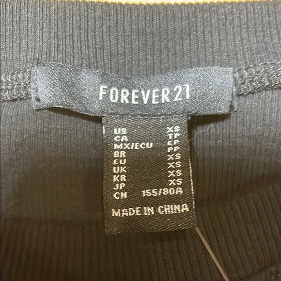 Forever 21 Blue and Black Tank Tops - Picture 2 of 6